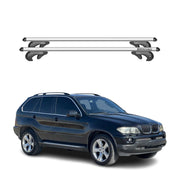 2000-2006 BMW X5 E53 Roof Rack Cross Bars Silver