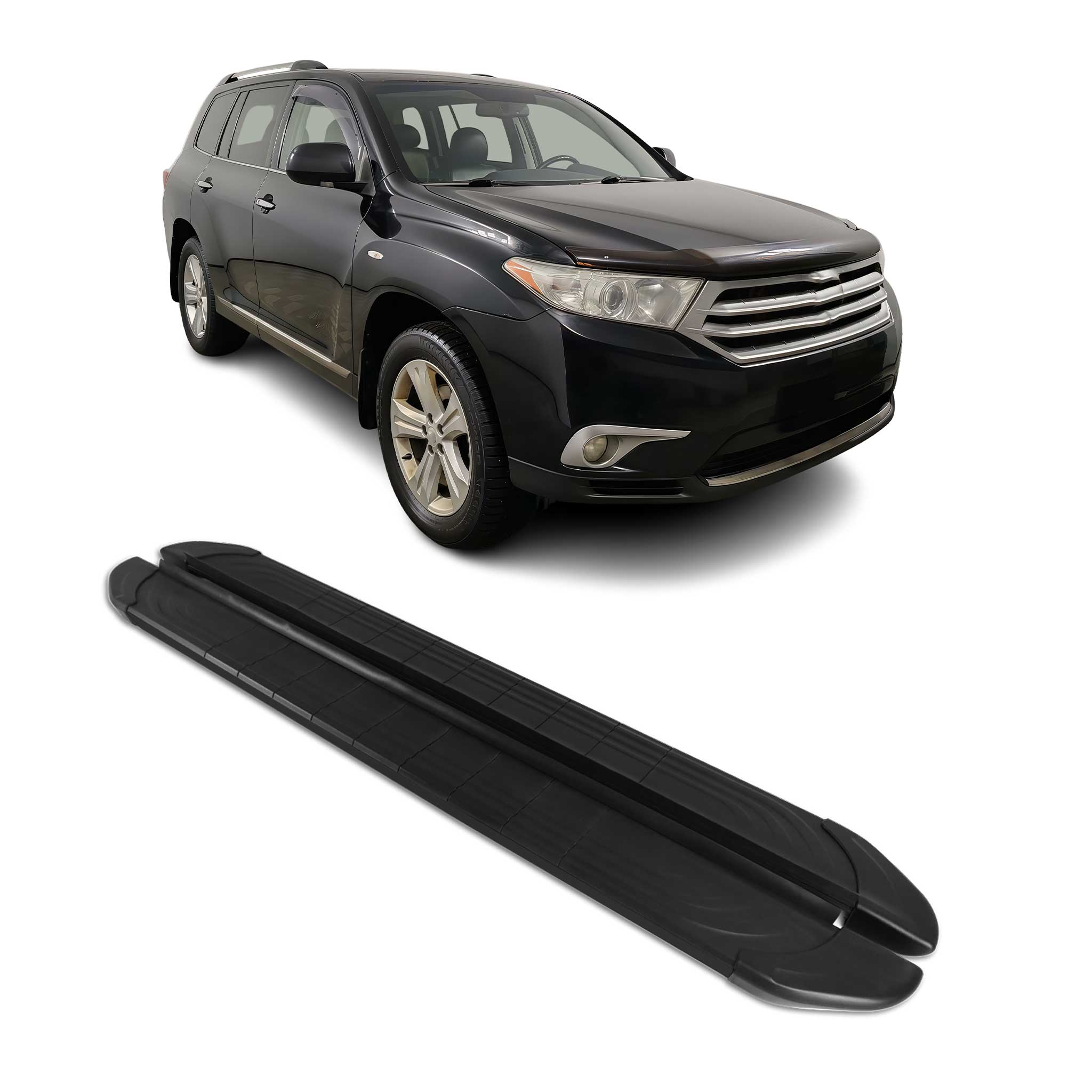 2008-2013 Toyota Highlander Nerf Bar Side Step Running Boards Alu 2x