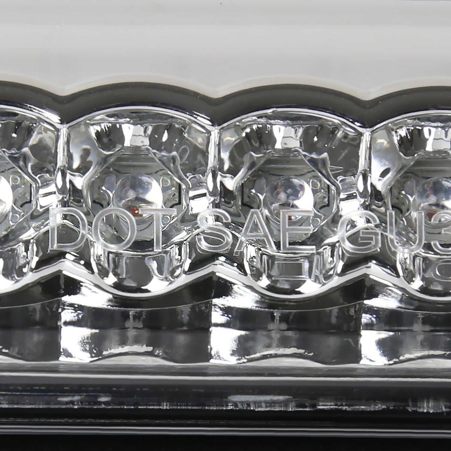 1994-2000 Chevrolet GMC C/K LED 3rd Brake Light Chrome Housing/Clear Lens