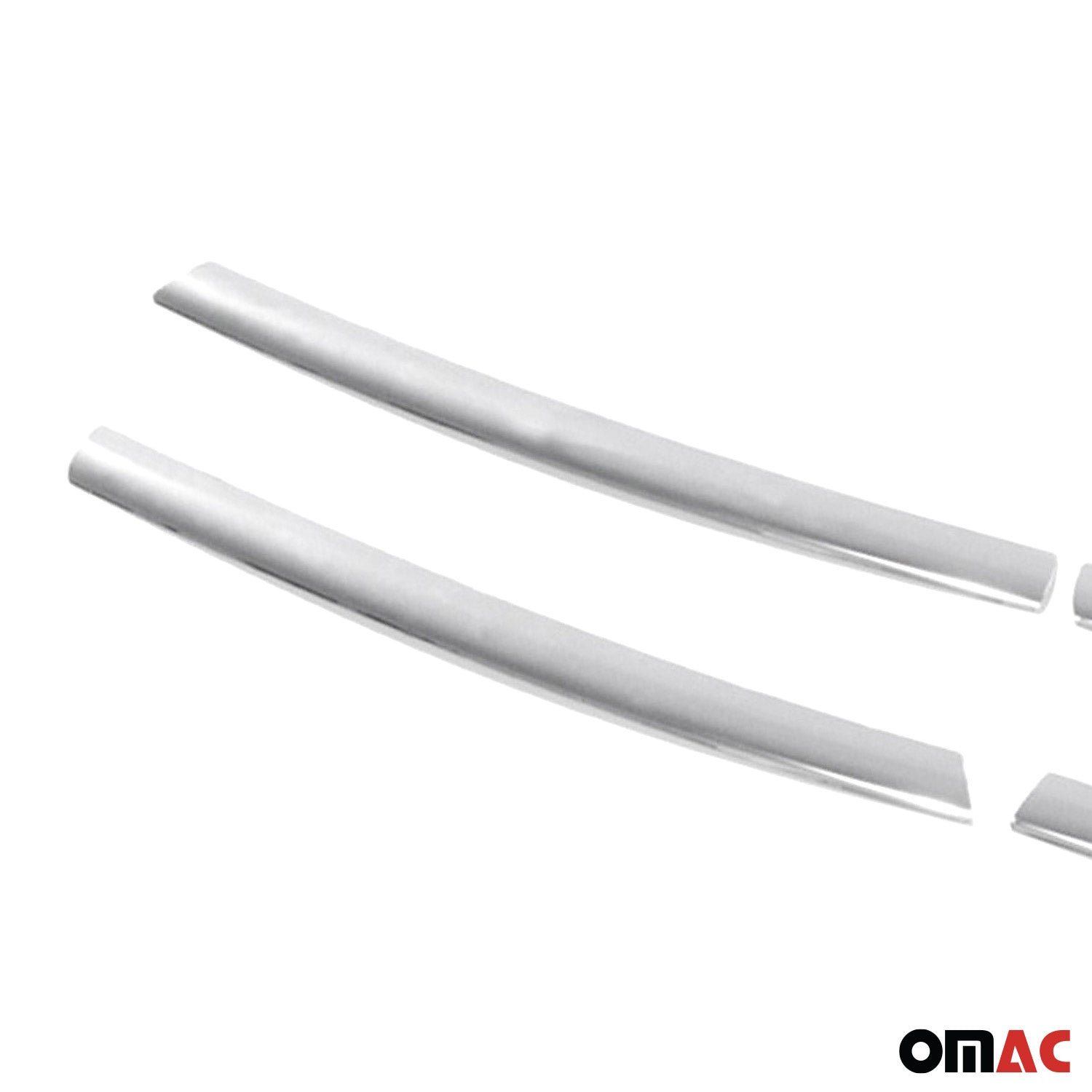 2011-2014 VW Jetta A6 Front Bumper Grill Trim Molding Stainless Steel Silver 4 Pcs