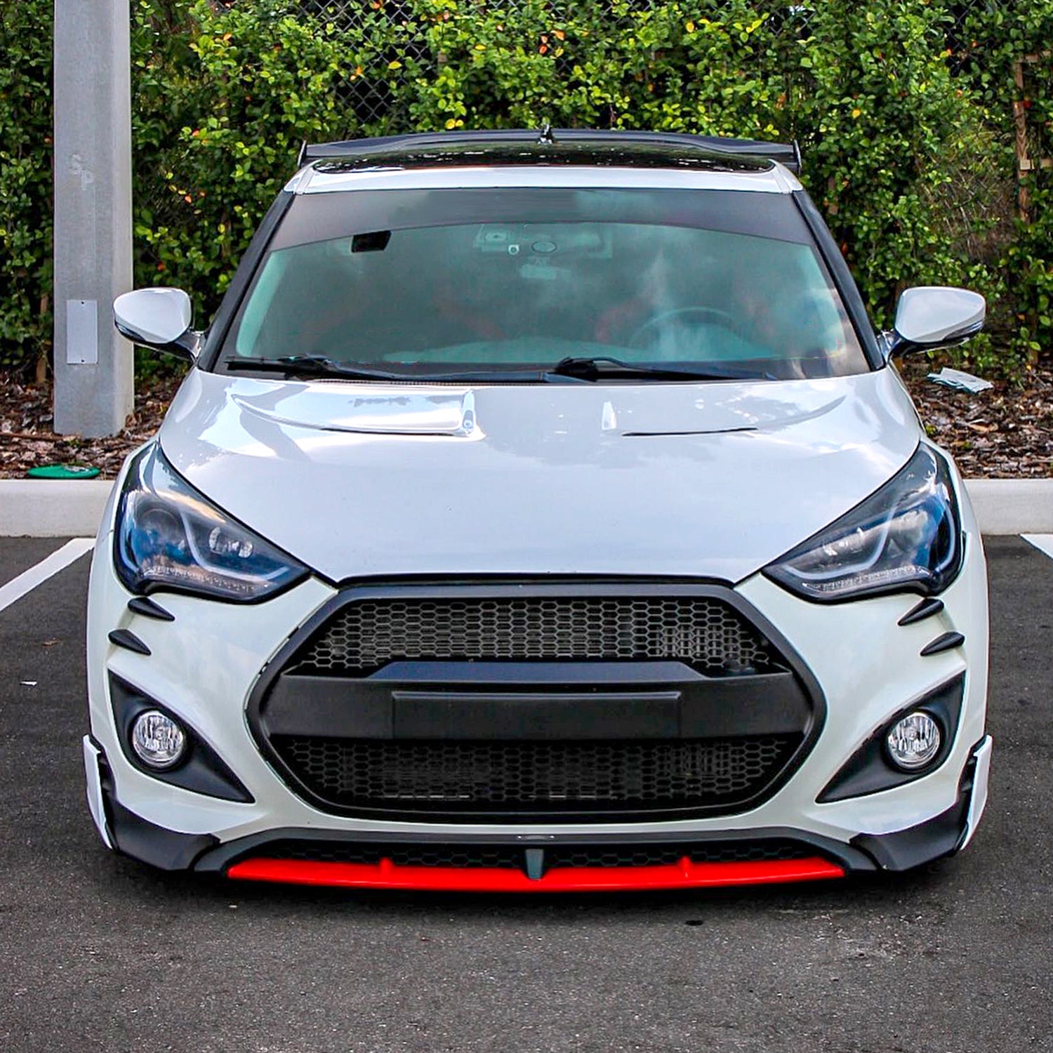 2012-2017 Hyundai Veloster LED Bar Projector Headlights Signal Lights Black