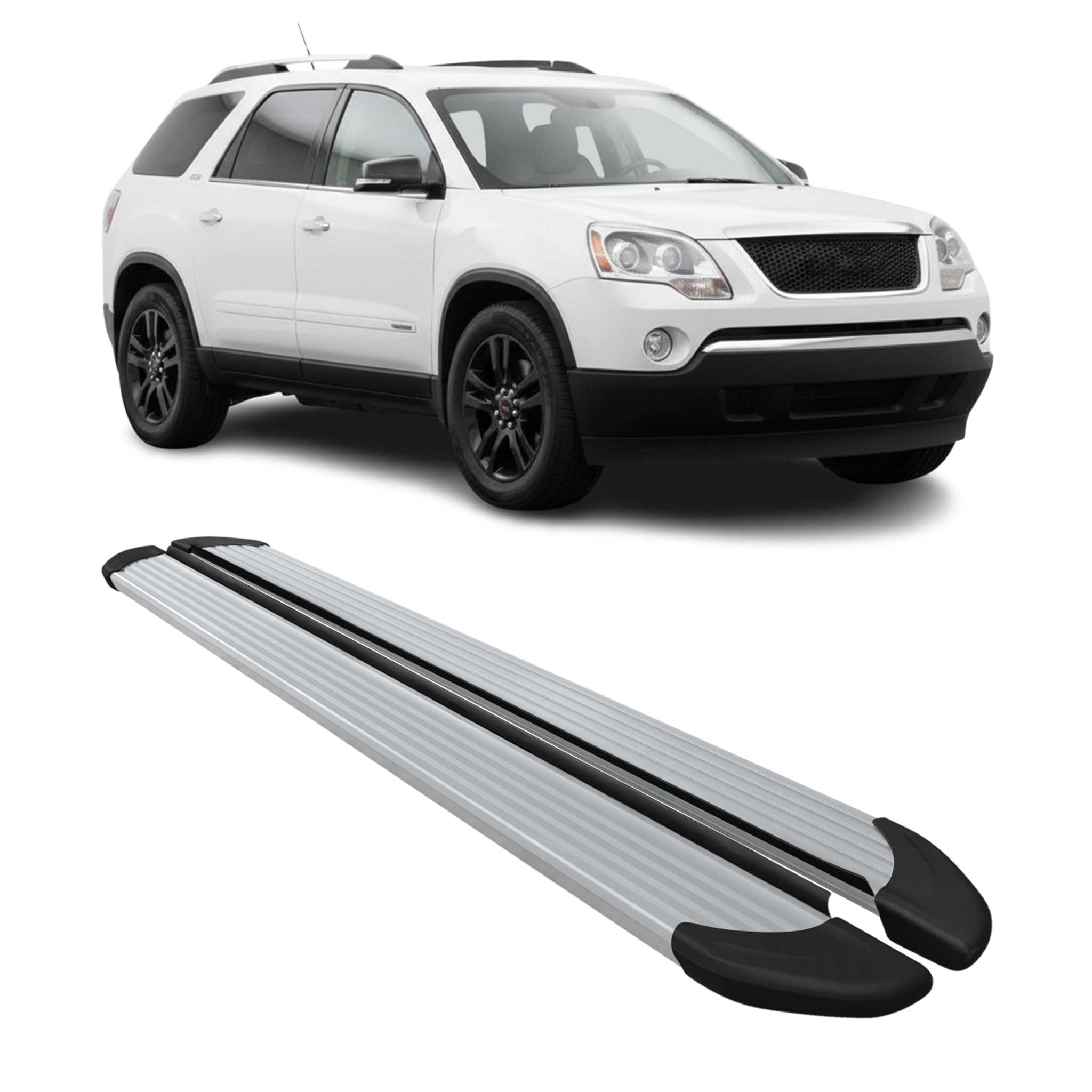 2007-2016 GMC Acadia/Saturn Outlook Nerf Bar Side Step Running Boards Alu 2Pcs