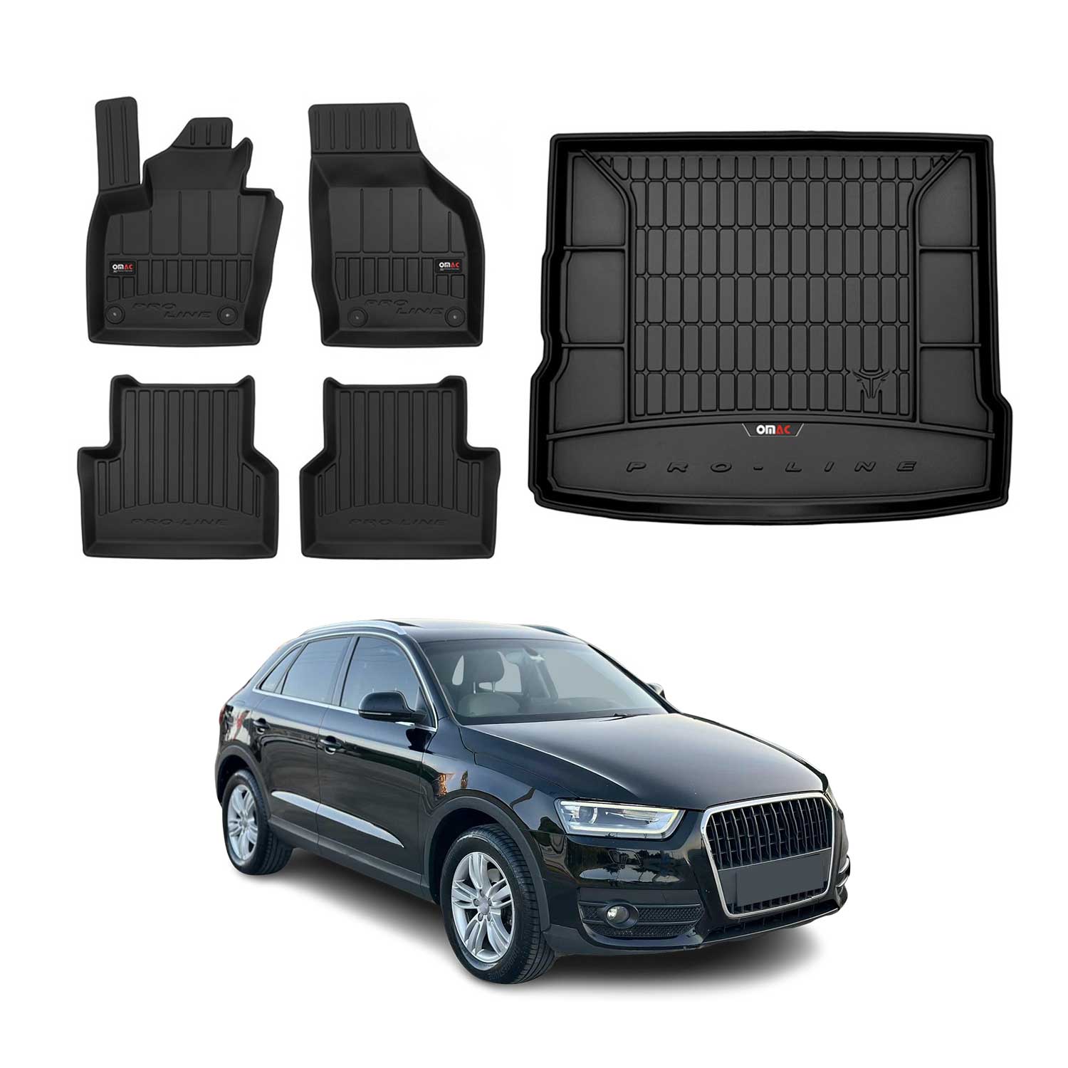 2013-2018 Audi Q3 8U OMAC Premium Floor Mats & Cargo Liners