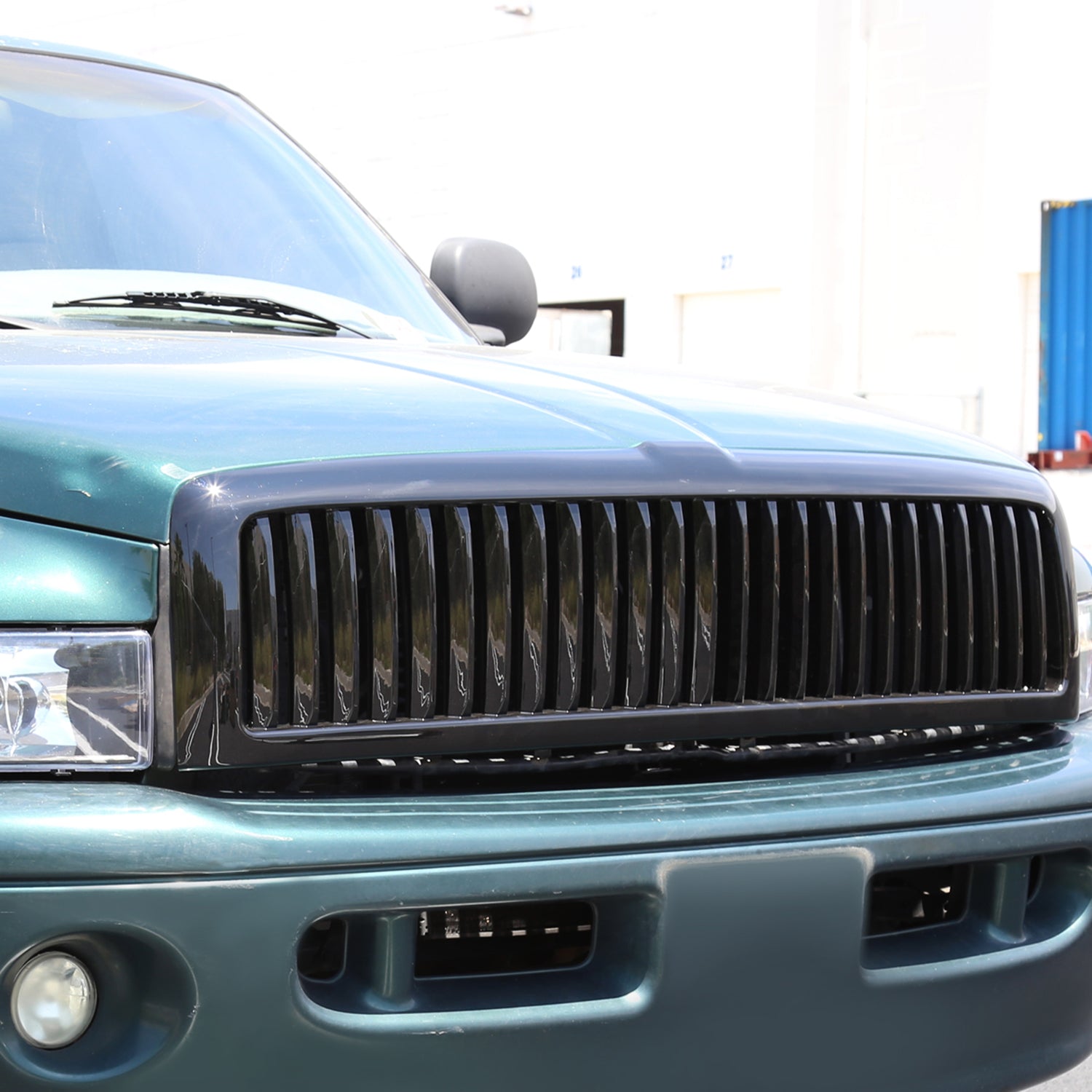 1994-2002 Dodge RAM Glossy Black ABS Vertical Grille