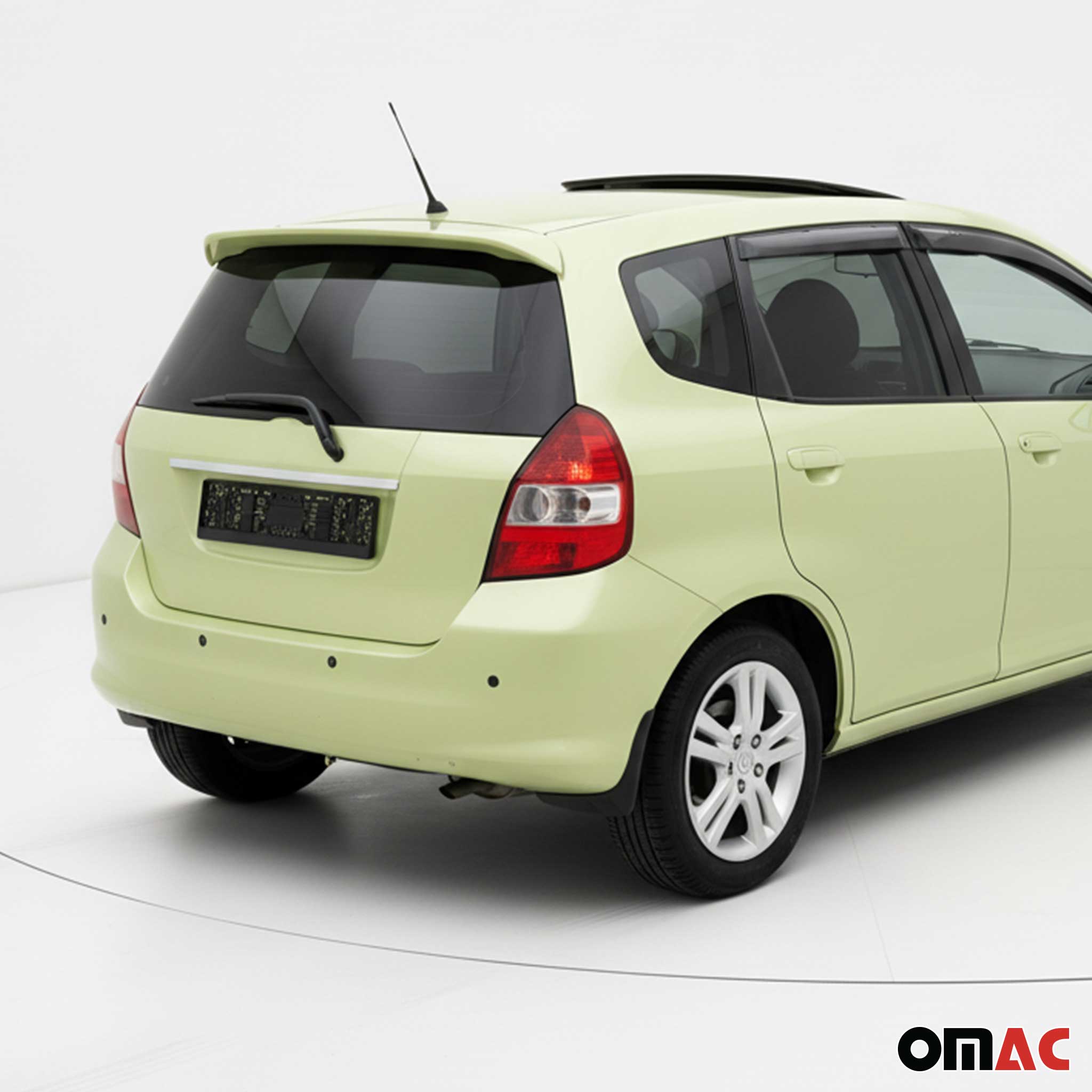 2006-2008 Honda Fit Rear Trunk Tailgate Door Handle Cover Stainless Steel Silver