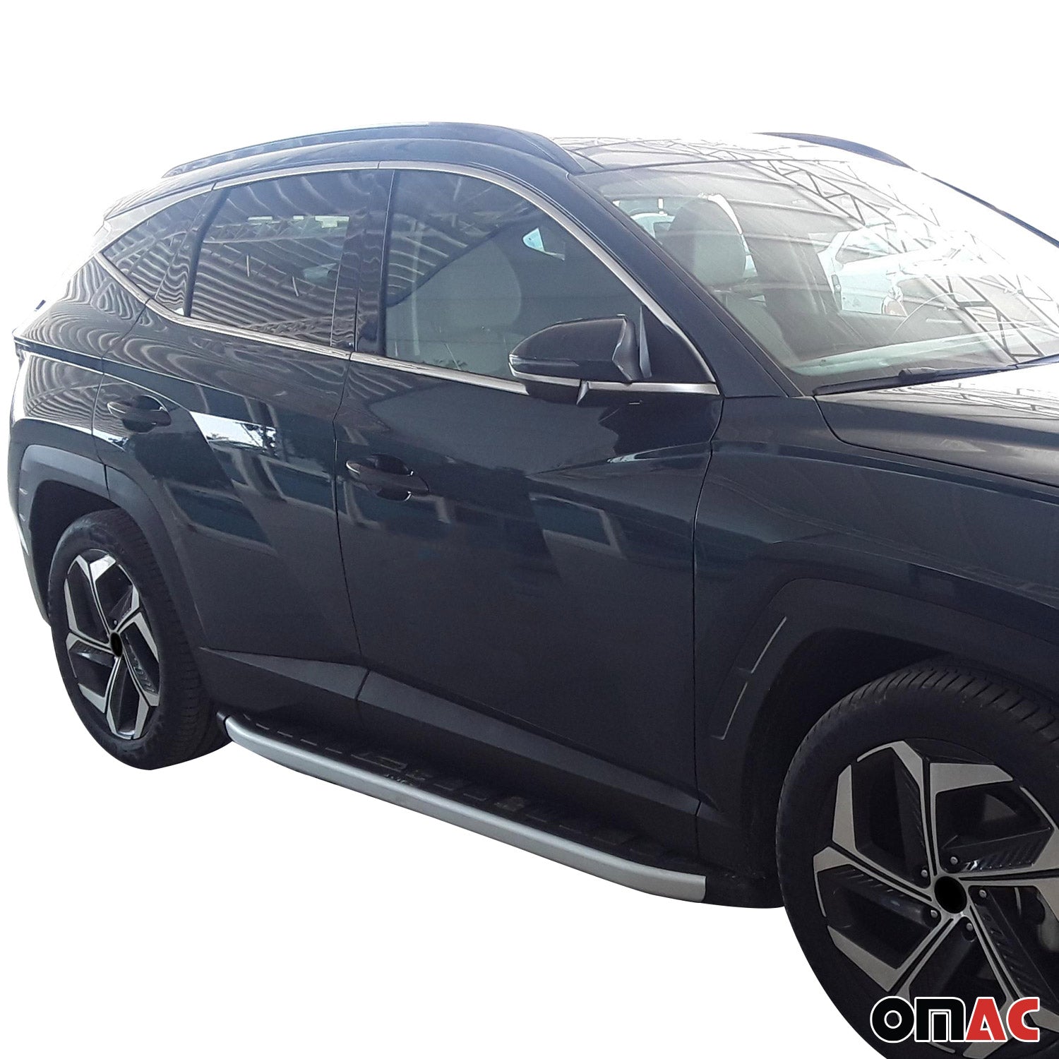 2022-2026 Hyundai Tucson Window Molding Trim Streamer Silver 6x Brushed