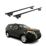 2011-2015 Ford Explorer Roof Rack Cross Bars Black Luggage Carrier 2 Pcs