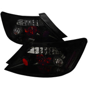 2006-2011 Honda Civic Coupe Tail Lights Glossy Black Housing/Smoke Lens