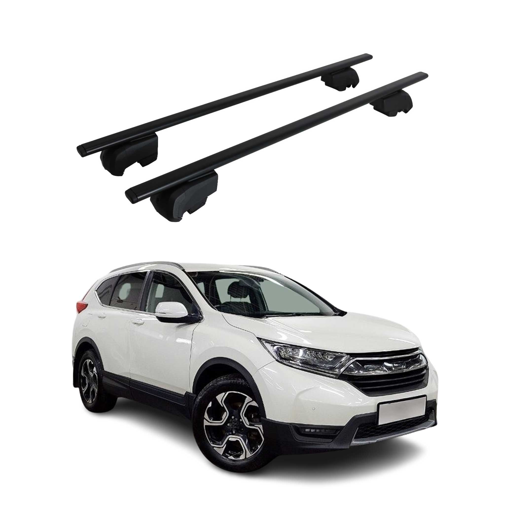 2017-2022 Honda CR-V Roof Rack Cross Bars Black