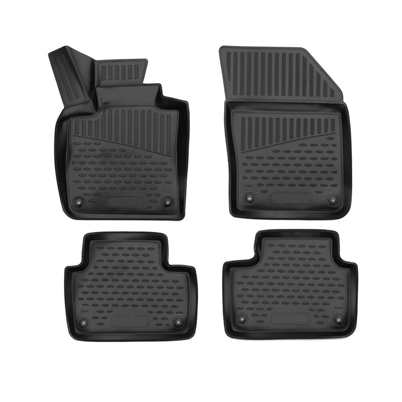 2019-2024 Volvo S60 V60 Floor Mats Liners Full Set All Weather Black