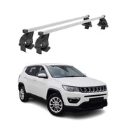 2017-2025 Jeep Compass Roof Rack Cross Bars Silver