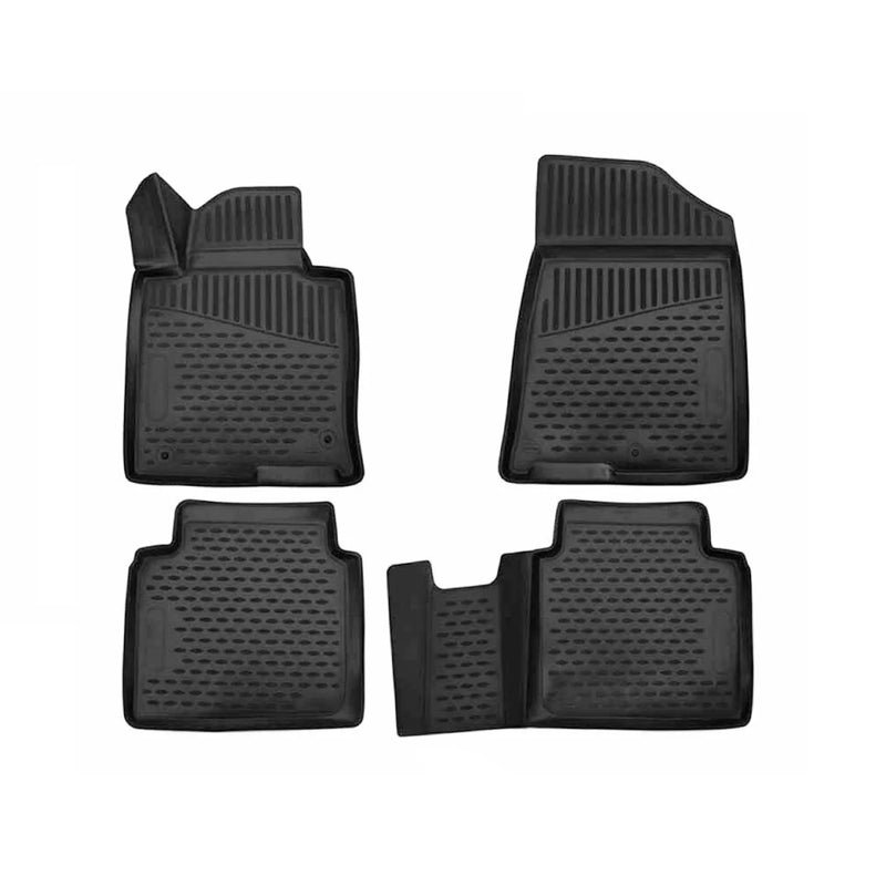 2015-2019 Hyundai Sonata Floor Mats Liners Full Set All Weather Black