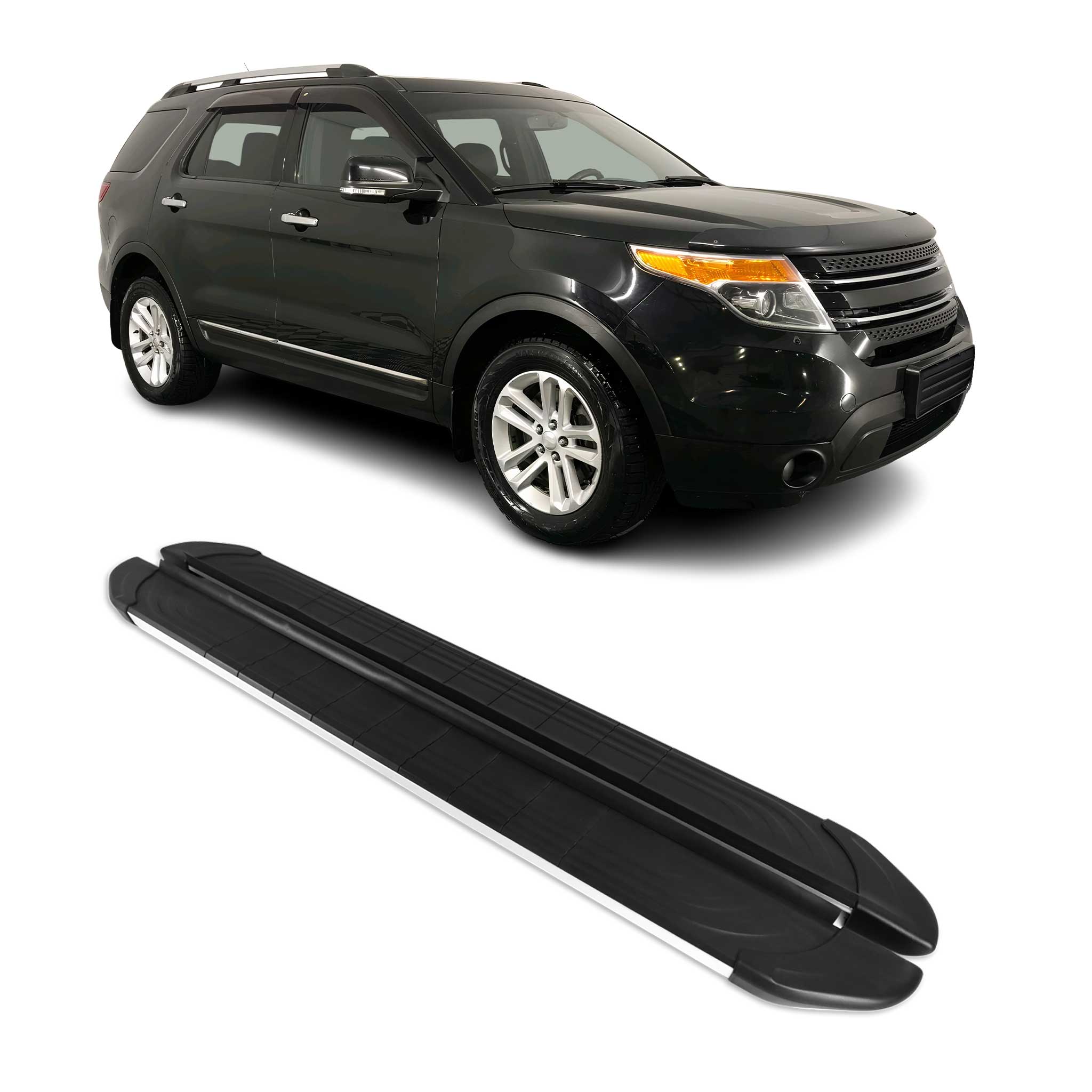 2011-2019 Ford Explorer Nerf Bar Side Step Running Boards Alu 2x