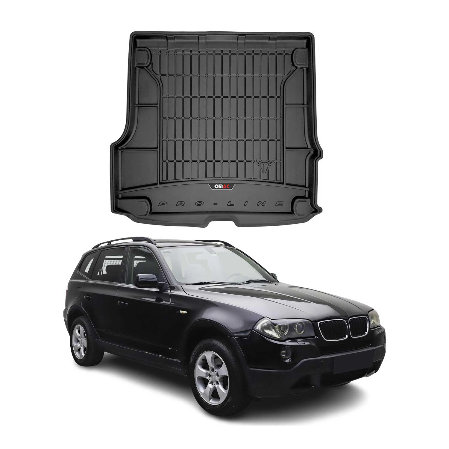 2004-2010 BMW X3 E83 Premium Cargo Liner Trunk Mat All Weather Heavy Duty Black