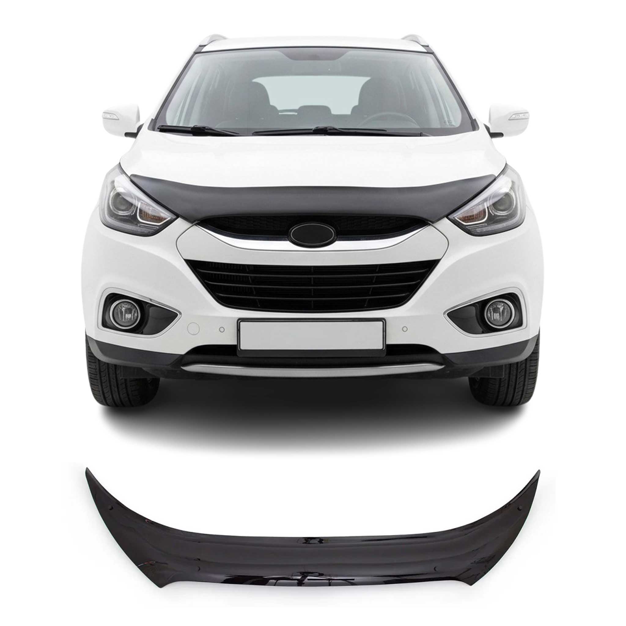 2010-2015 Hyundai Tucson Front Bug Shield Hood Deflector 1 Pc Smoke