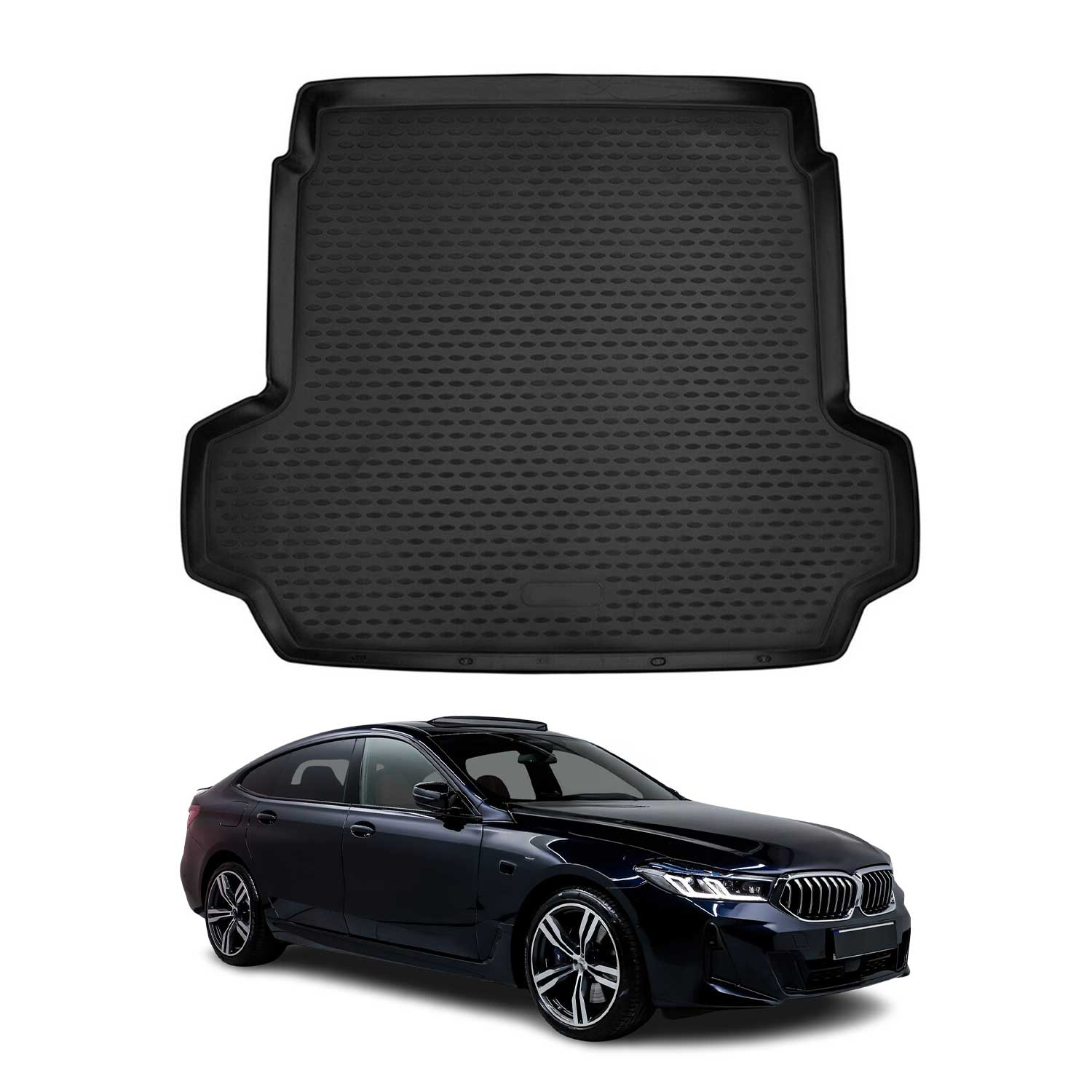 2018-2019 BMW 6 Series G32 Gran Turismo Cargo Liner Trunk Mat All Weather Black