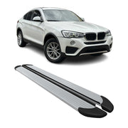 2015-2018 BMW X4 F26 Running Boards Side Steps Silver