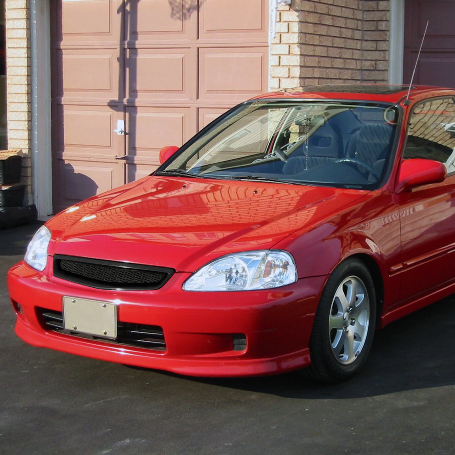 1999-2000 Honda Civic Type R Black ABS Mesh Grille