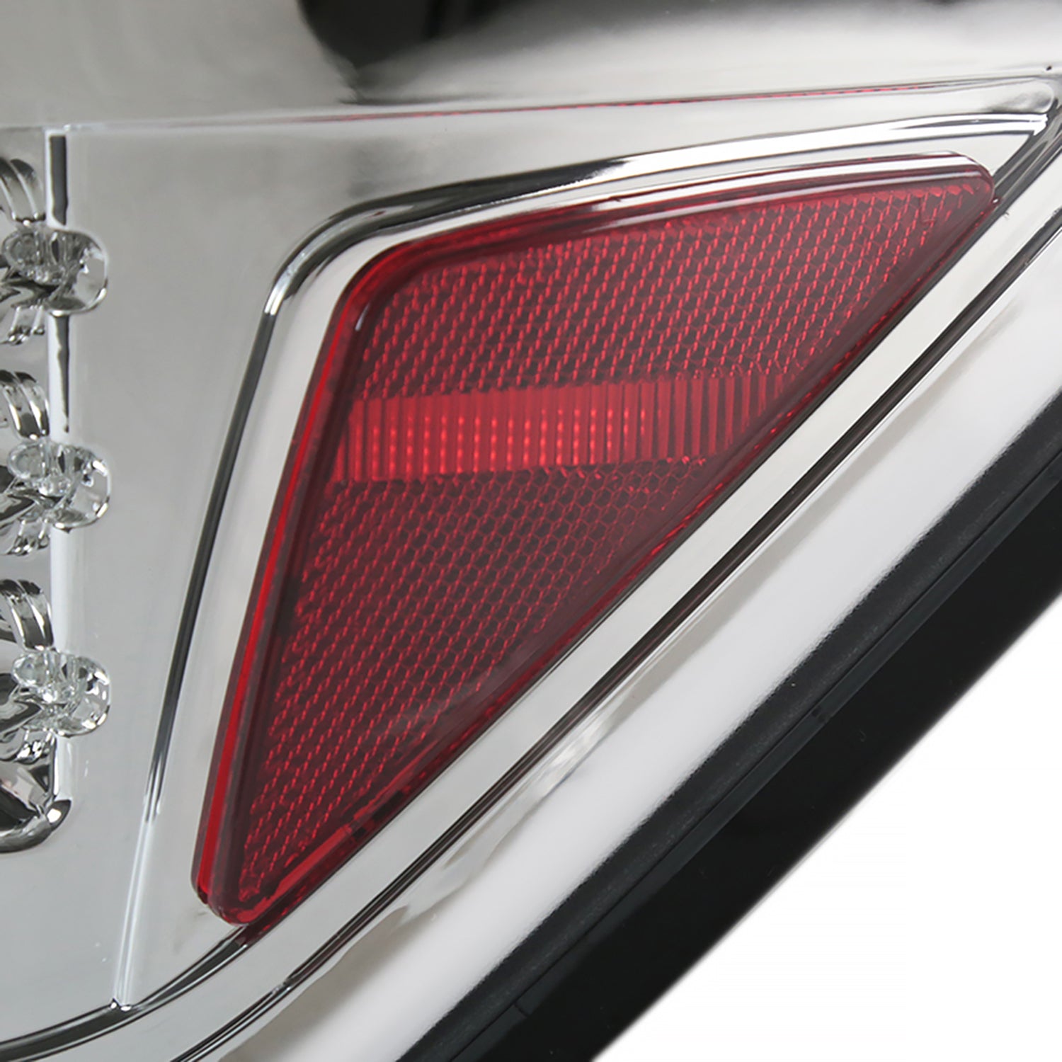 2009-2014 Ford F-150 LED Tail Lights Chrome Housing/Clear Lens