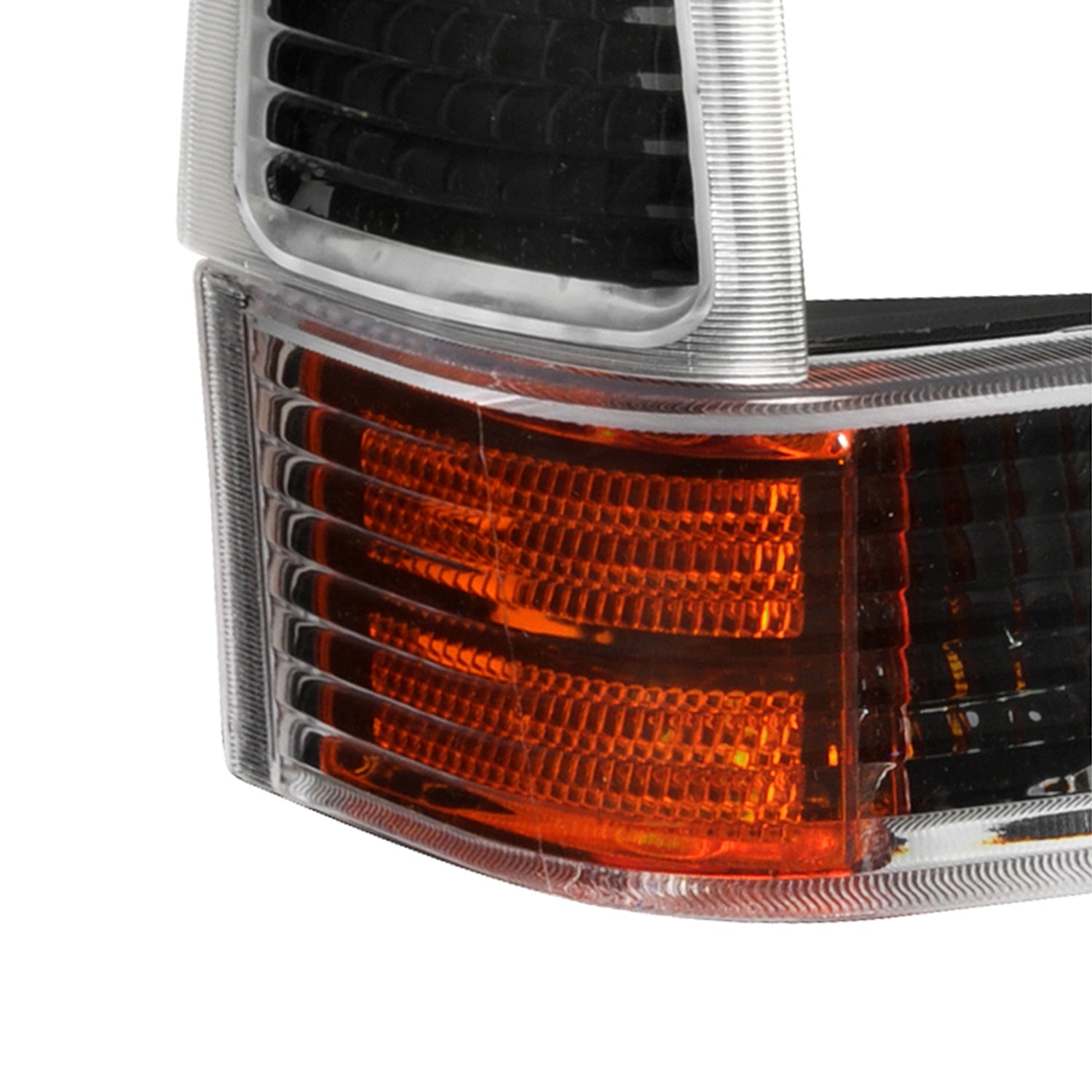 1999-2004 Ford F-250/350/450/550/Excursion Corner Lights Matt Black/Clear