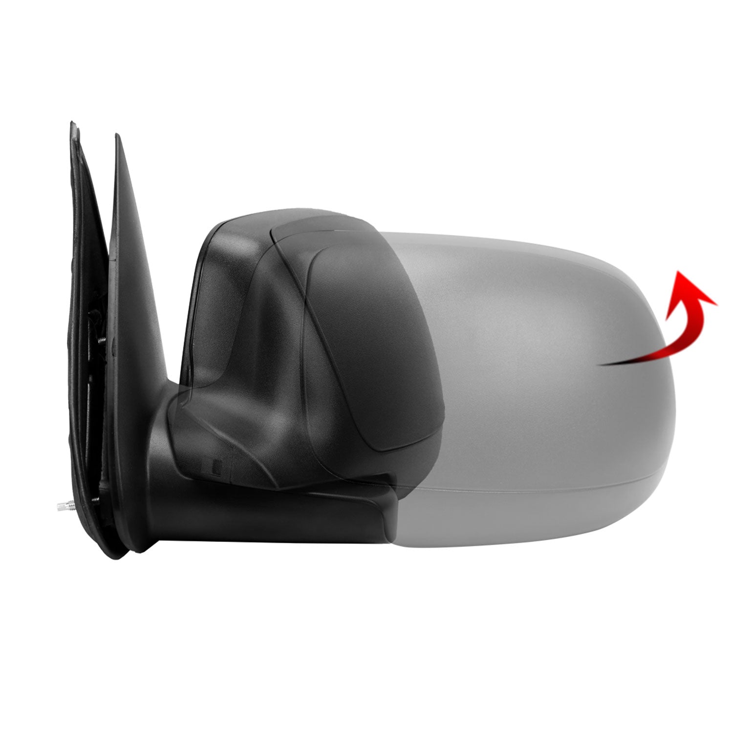 1999-2002 Chevy Silverado/Suburban/Sierra/Yukon Matt Black Driver Side Mirror