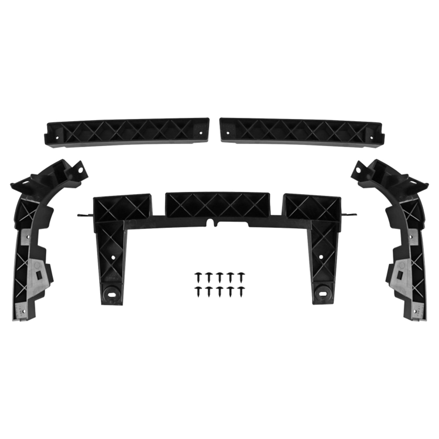 2013-2018 Dodge RAM 1500 Matte Black ABS Rebel Style Honeycomb Mesh Grille