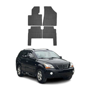 2011-2013 Kia Sorento Floor Mats Liners Full Set All Weather Rubber Black