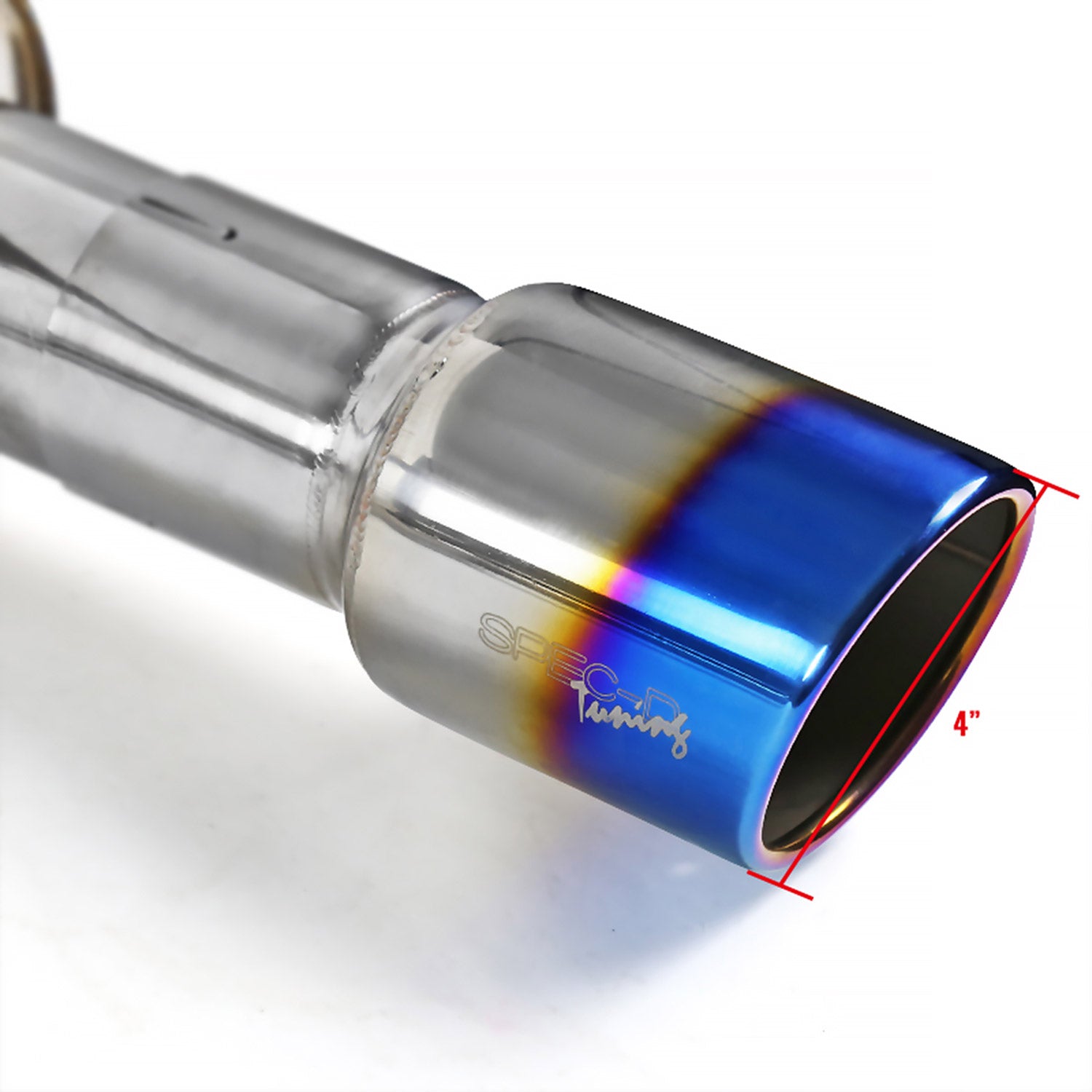 2015-2021 Ford Mustang 2.3L EcoBoost Dual Catback Exhaust System Burnt Tip