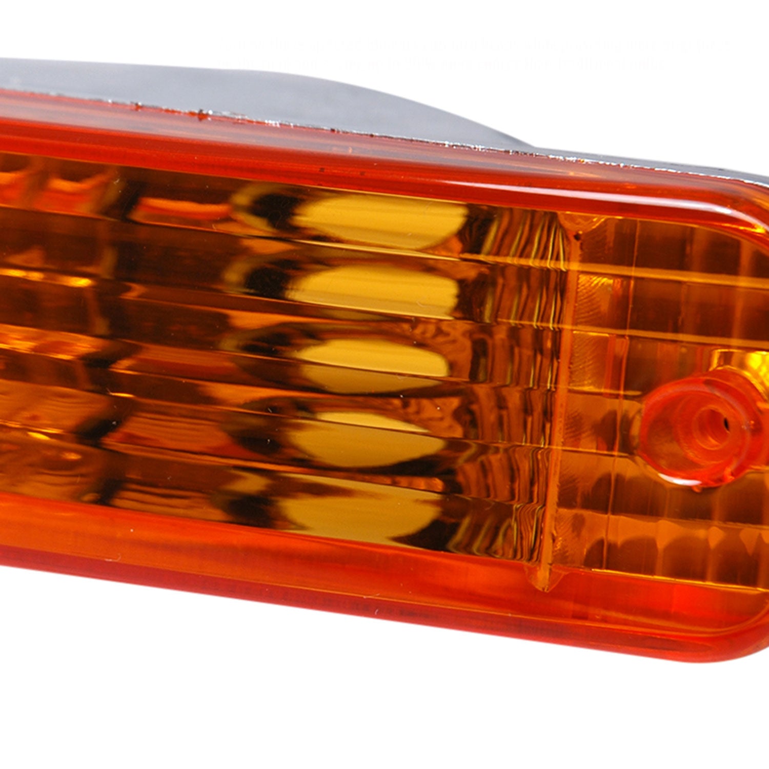 1990-1991 Acura Integra Bumper Lights Chrome Housing/Amber Lens