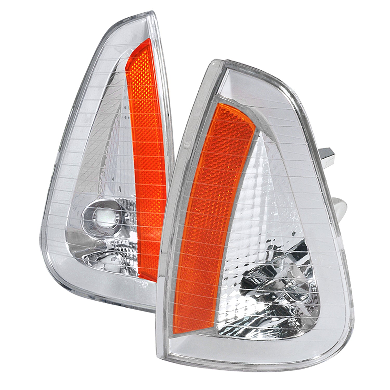 2006-2010 Dodge Charger Corner Lights Chrome Housing/Clear Lens