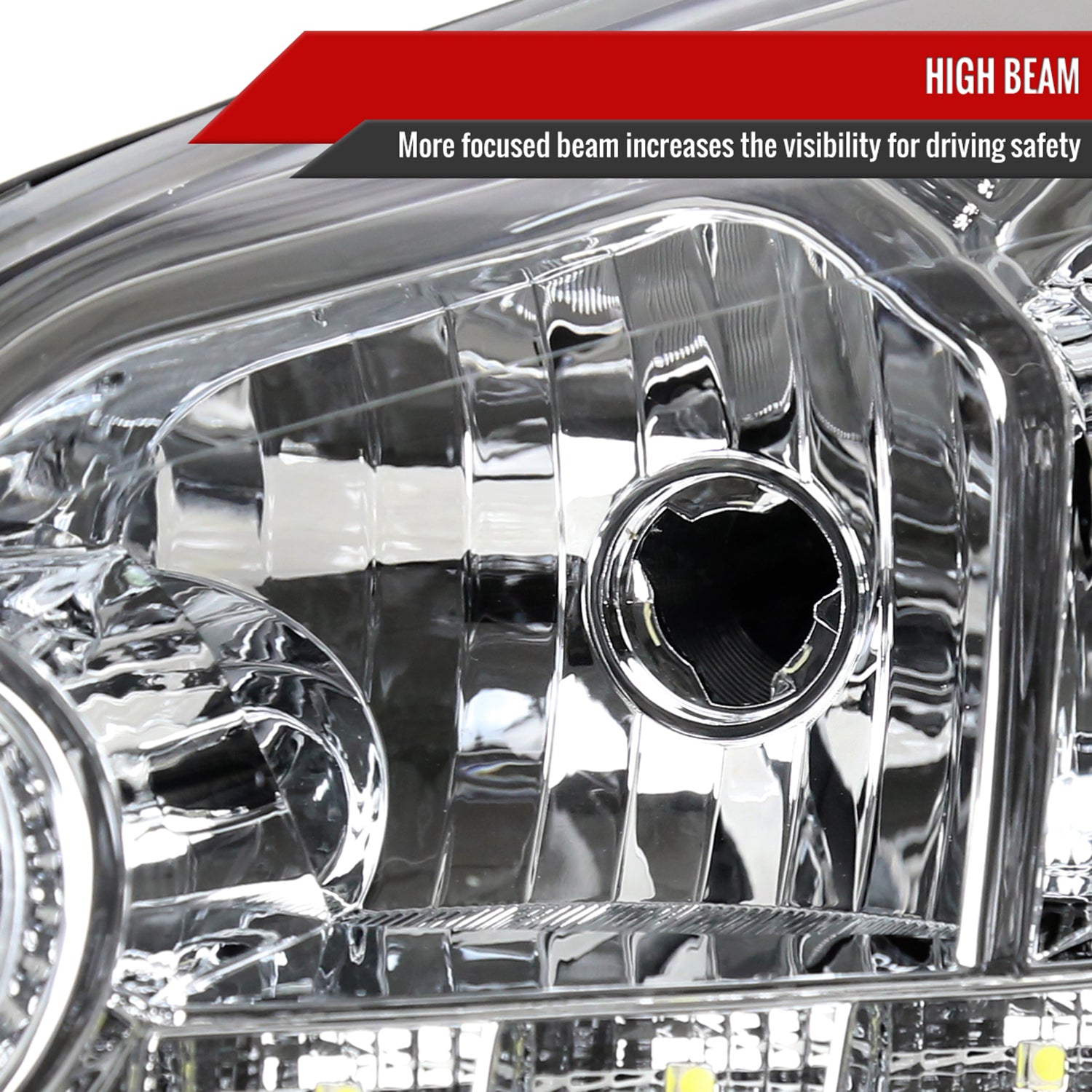 2006-2013 Chevy Impala / Impala Limited / Monte Carlo Headlights LED Chrome