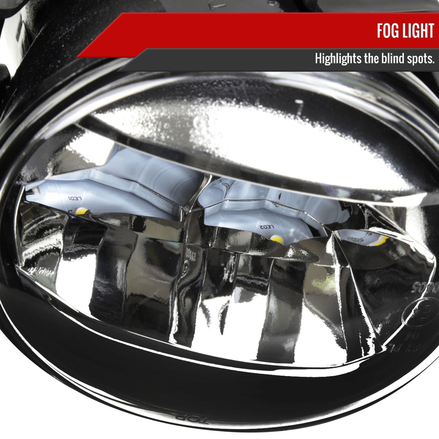 2021-2023 Toyota Camry SE/XSE Full LED Fog Lights Kit Chrome/Clear Lens