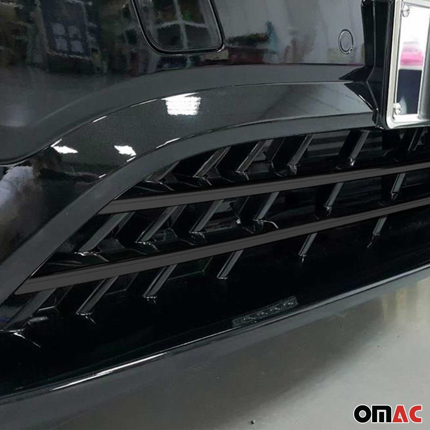 2016-2024 Mercedes Metris Front Bumper Trim Molding Stainless Steel Dark