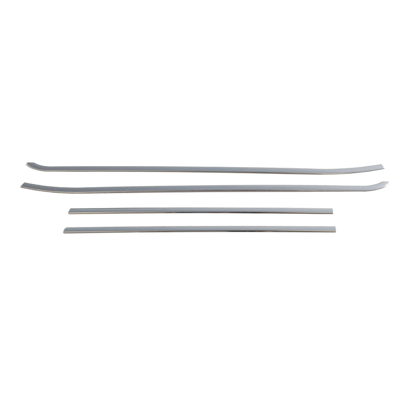 2015-2022 RAM ProMaster City Window Molding Trim Streamer Steel Silver 4 Pcs