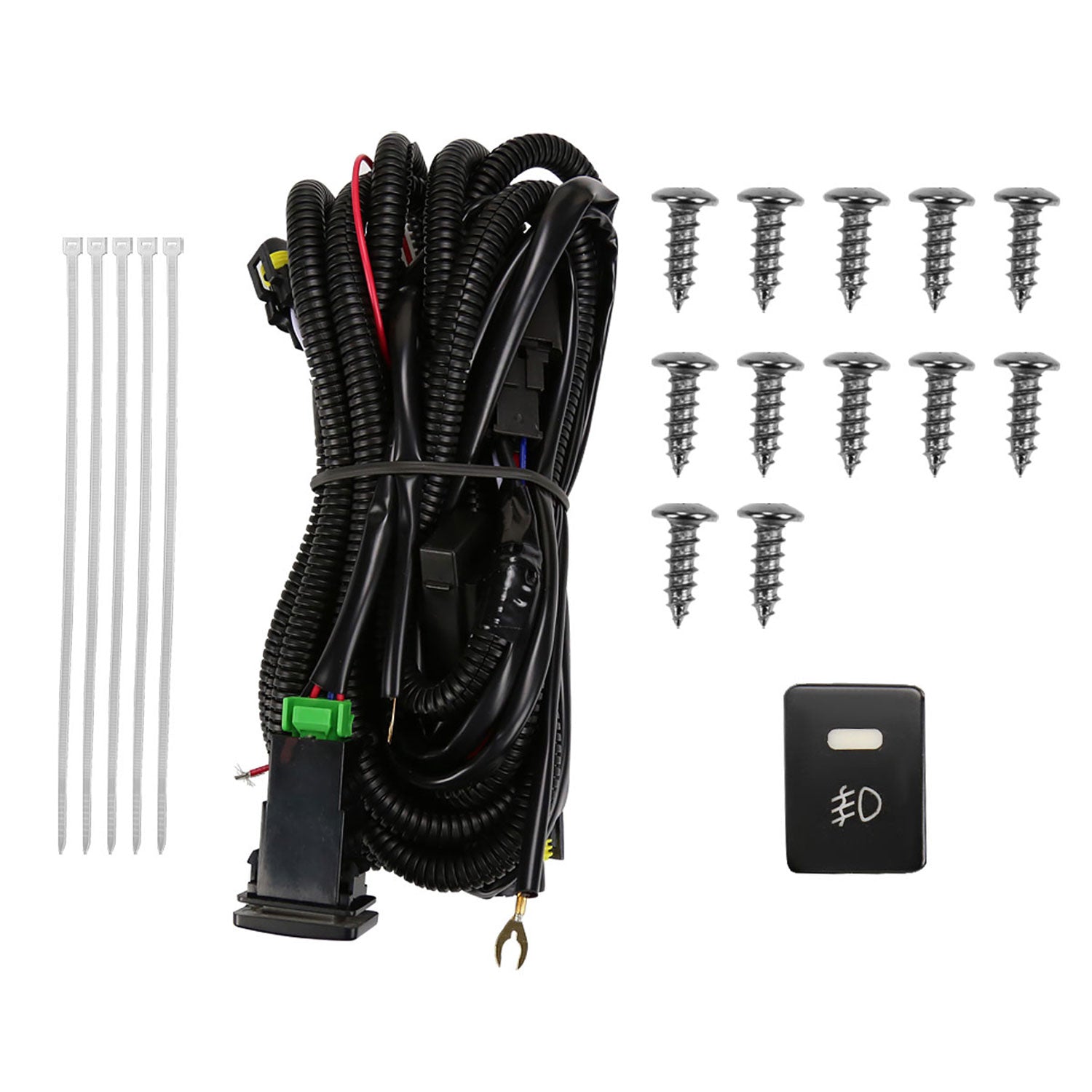 2019-2020 Honda HR-V H8 Fog Lights Kit Chrome Housing/Clear Lens