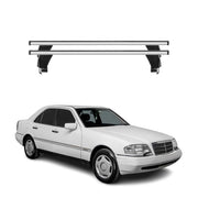 1995-2000 Mercedes C Class W202 Roof Rack Cross Bars Silver