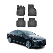 2015-2019 VW Passat B8 Premium Floor Mats Liners Full Set All Weather Heavy Duty