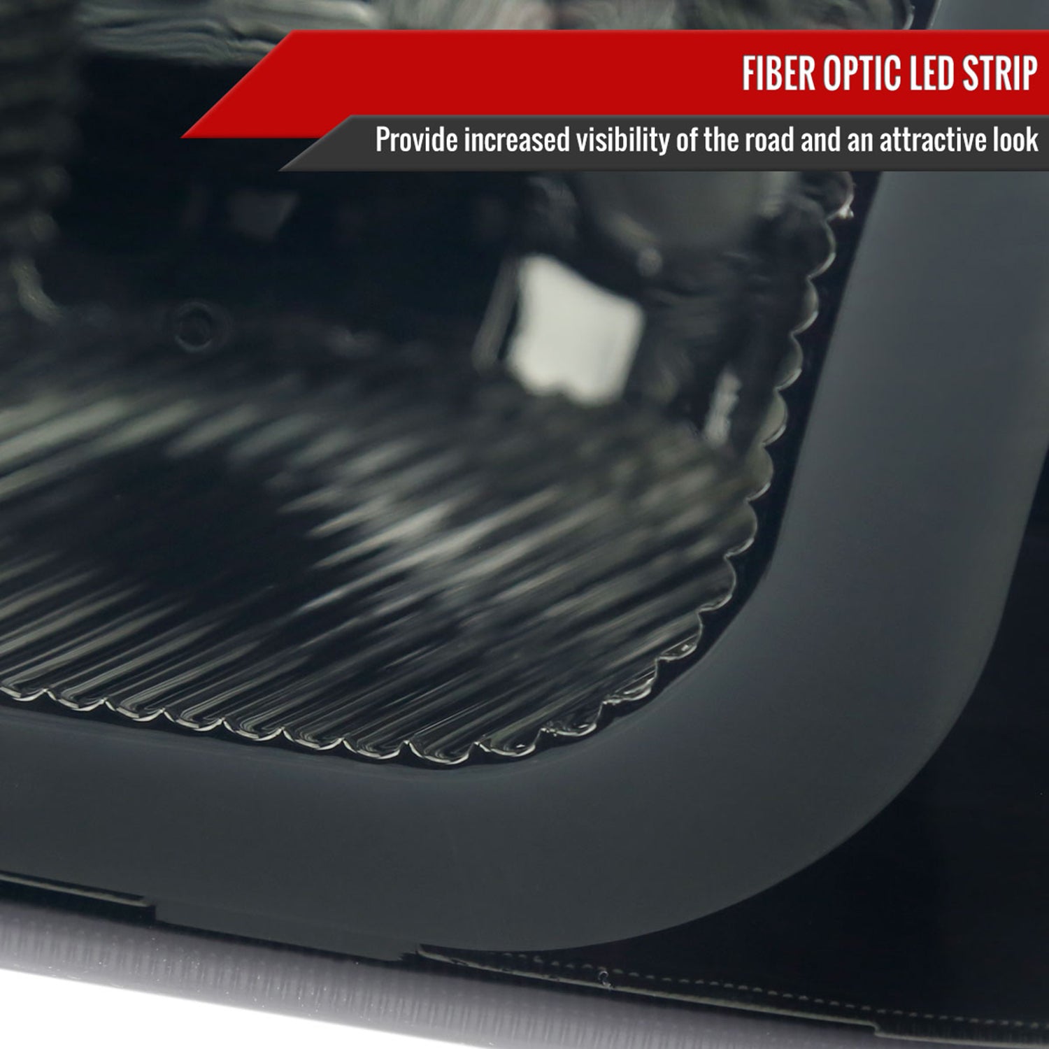 1999-2006 GMC Sierra/ 00-2006 Yukon/Yukon XL LED Tube Factory Headlights Smoke