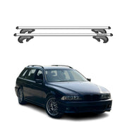 1997-2003 BMW 5 Series E39 Roof Rack Cross Bars Silver