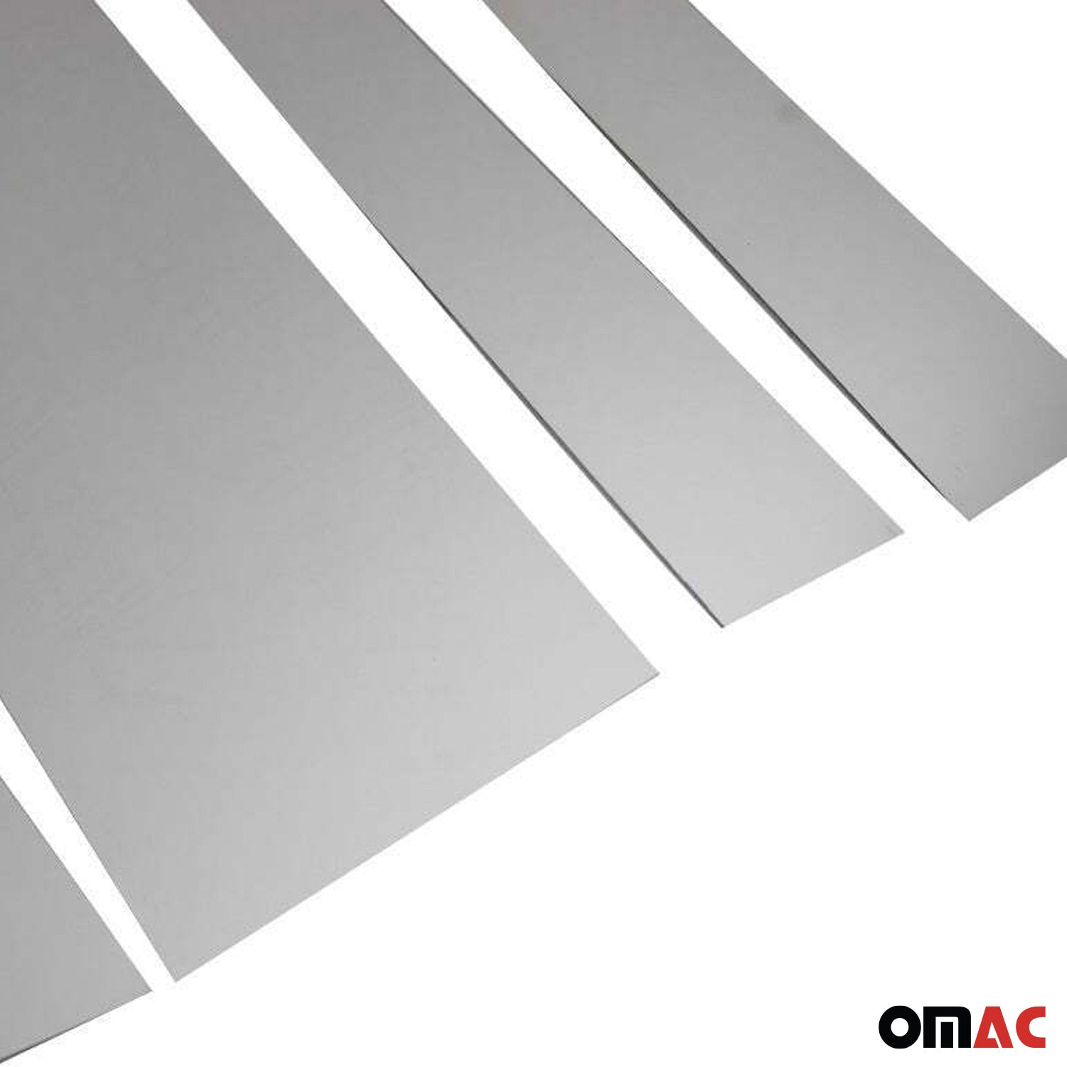 2015-2022 RAM ProMaster City Window B Pillar Posts Door Trim Stainless Steel Silver 8x