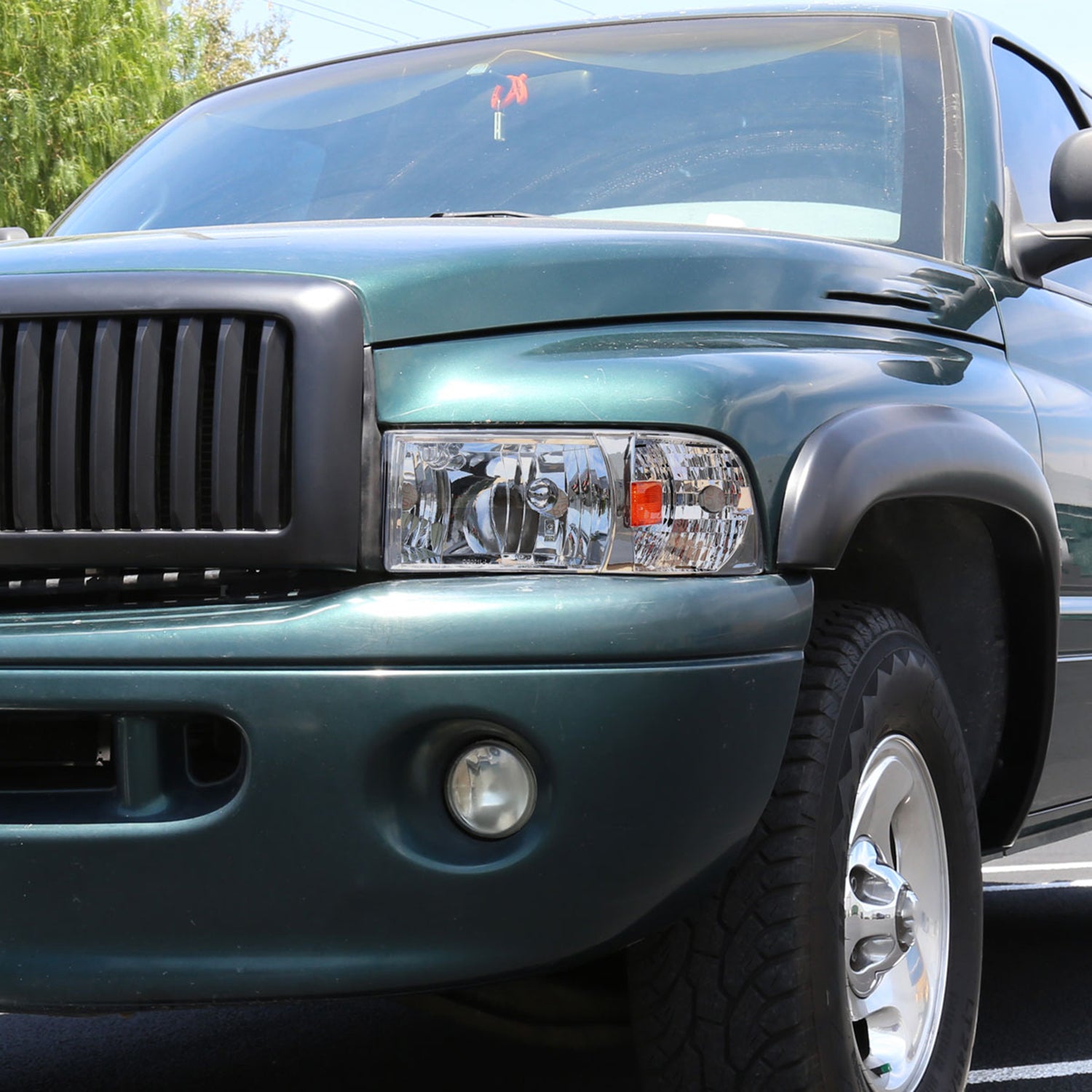 1994-2001 Dodge RAM 1500 2500 3500 Factory Headlights Chrome/Clear