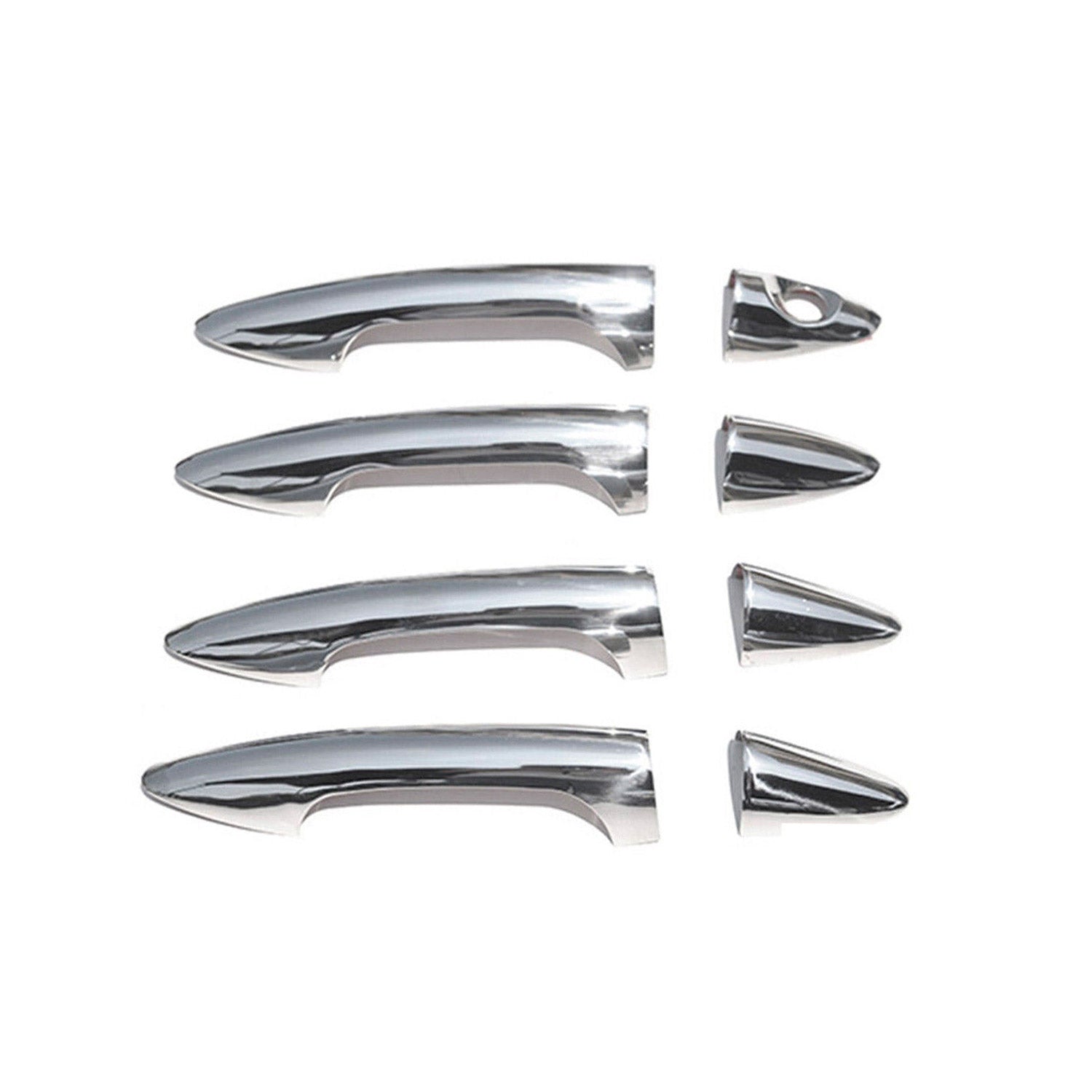 2012-2017 Hyundai Accent Car Door Handle Cover Protector Stainless Steel 8 Pcs