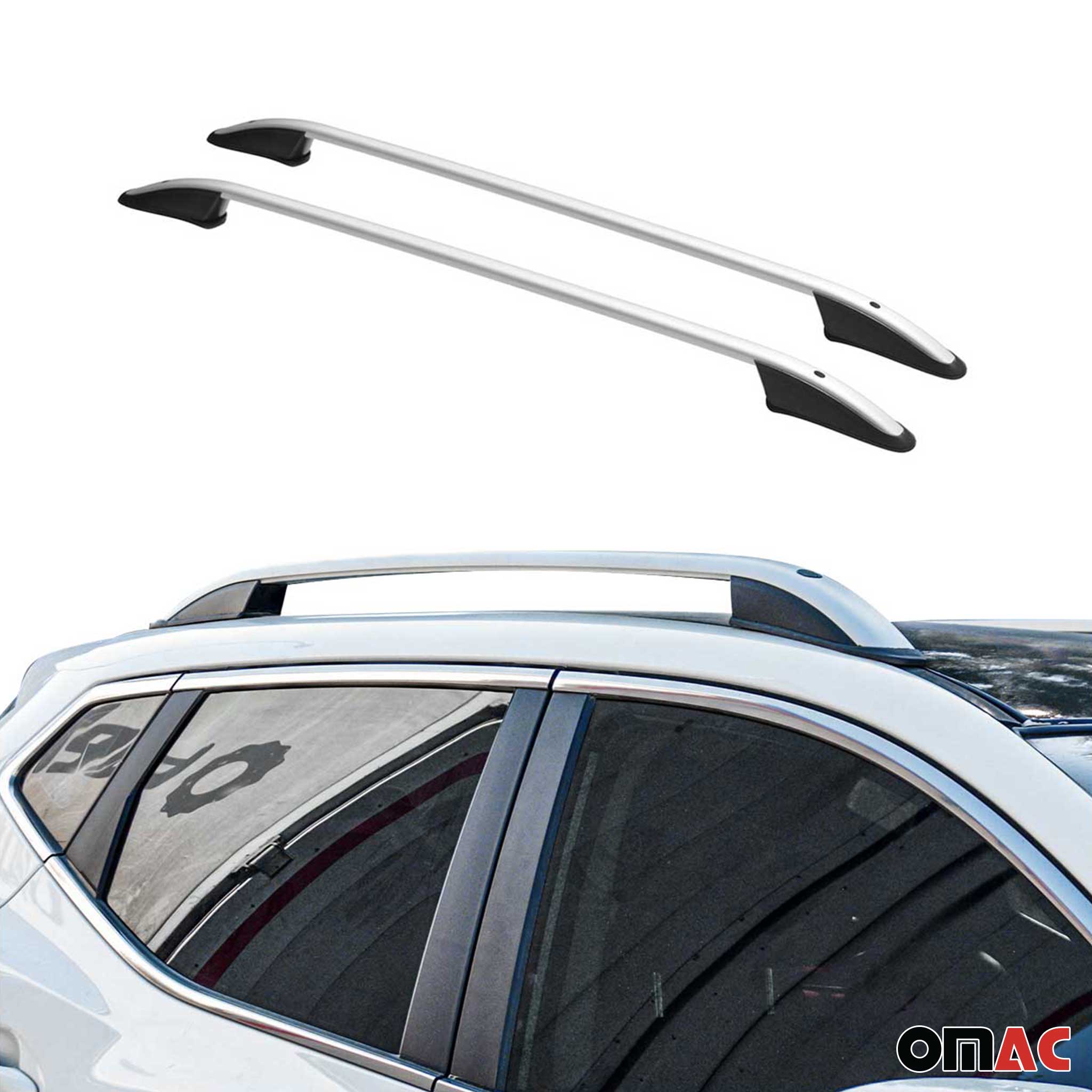 2006-2009 Land Rover Range Rover Sport Roof Rack Rails Side Rails Silver