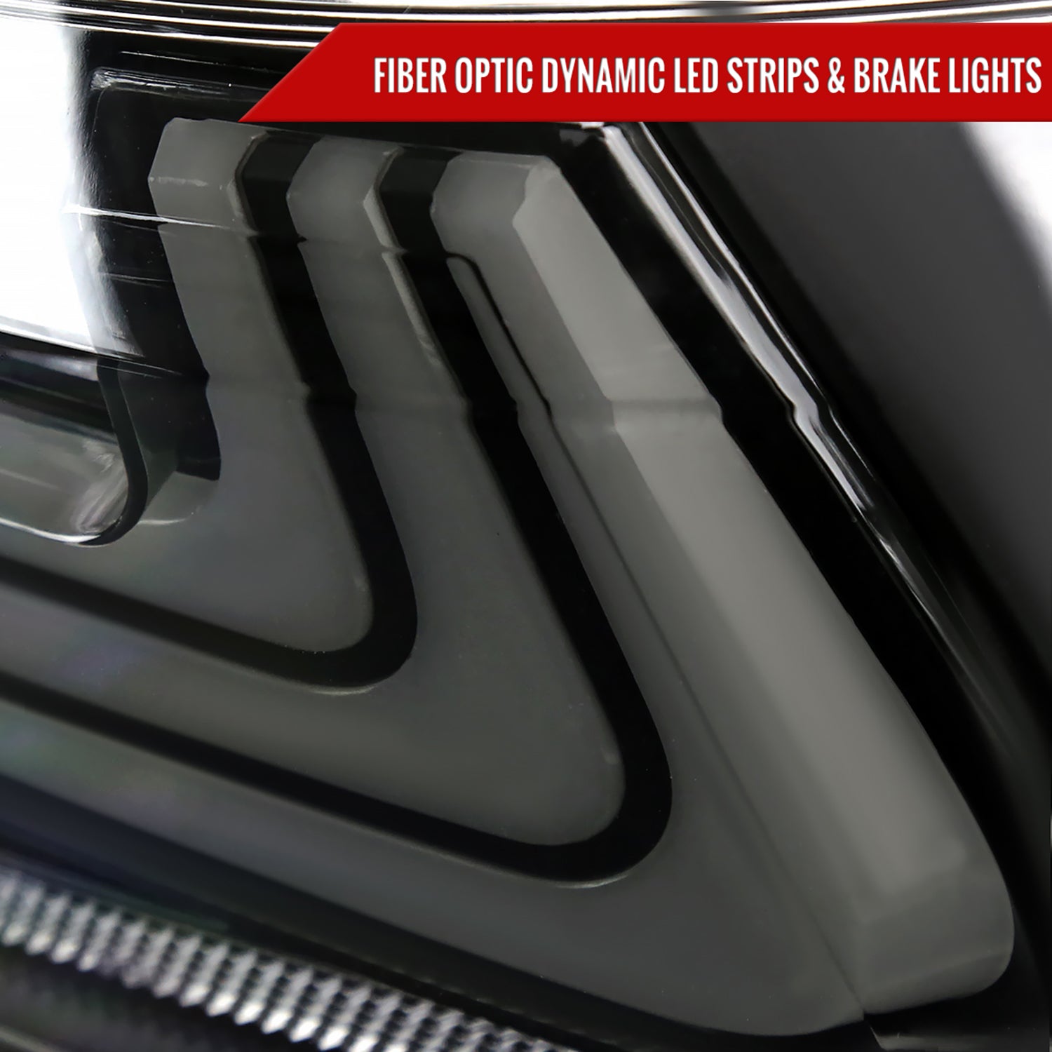 2018-2022 Toyota Camry LED Tail Lights Signal Lamps Matt Black/Clear