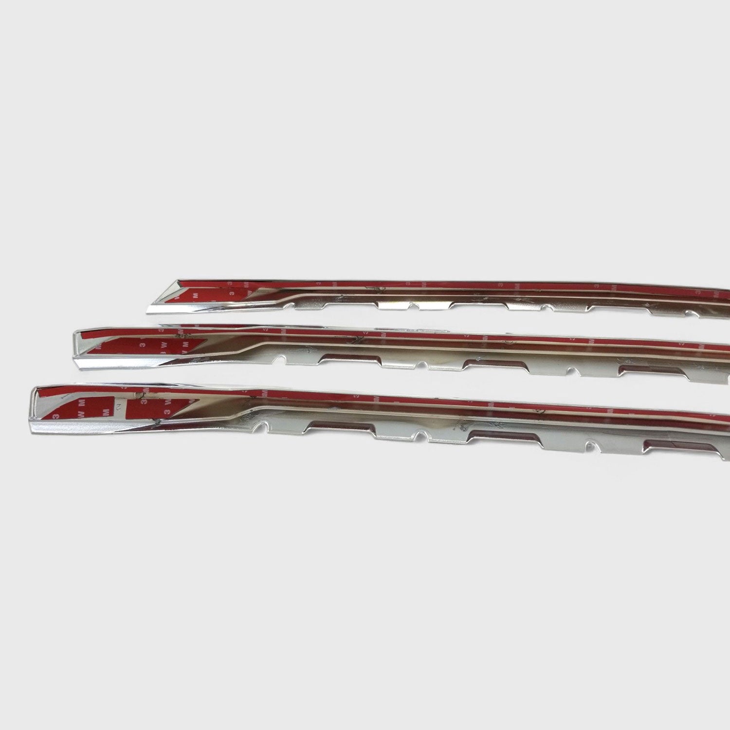 2016-2018 Chevrolet Silverado 1500 Grille Overlay Chrome 3Pcs ABS Plastic
