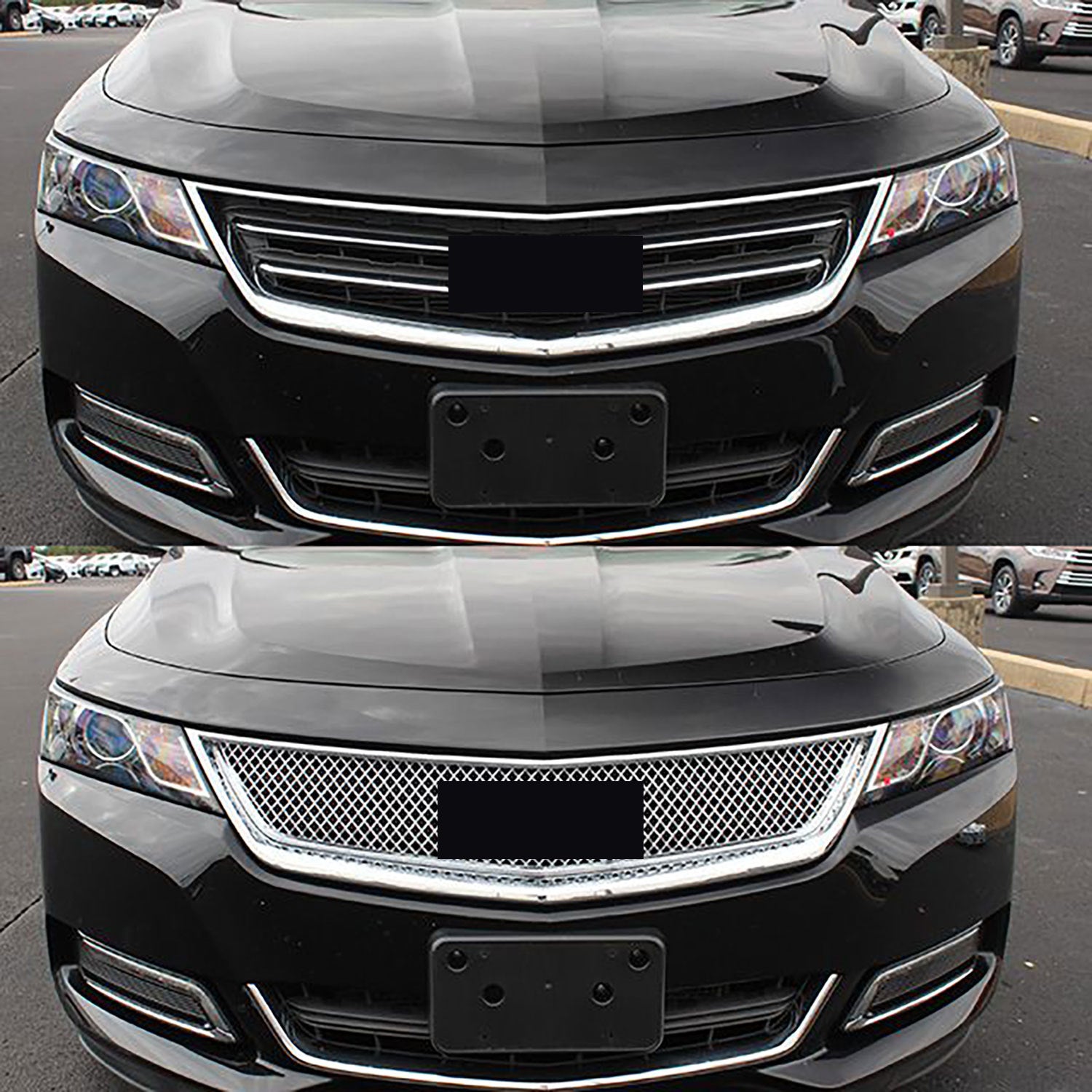 2013-2020 Chevrolet Impala Grille Overlay Chrome 1Pcs ABS Plastic