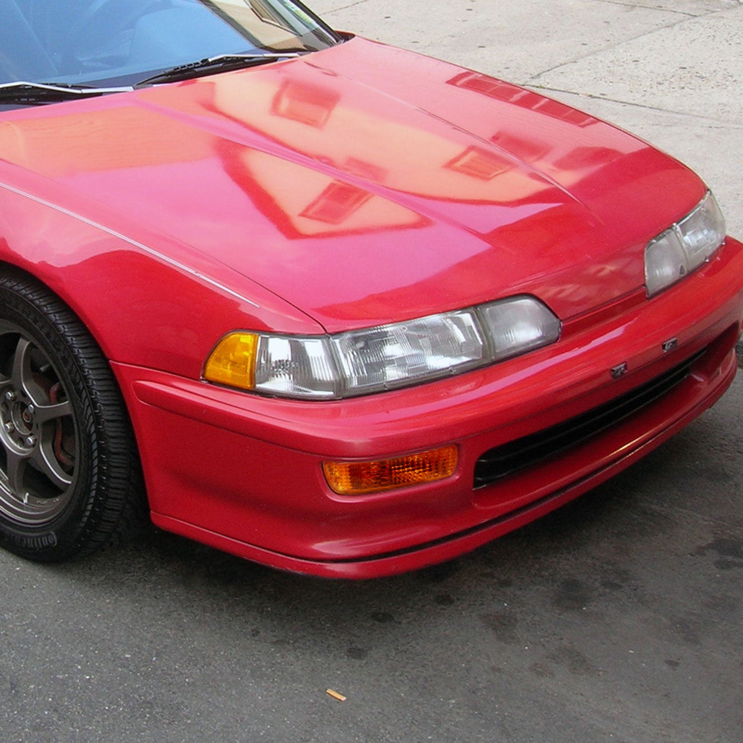 1992-1993 Acura Integra Bumper Lights Chrome Housing/Amber Lens