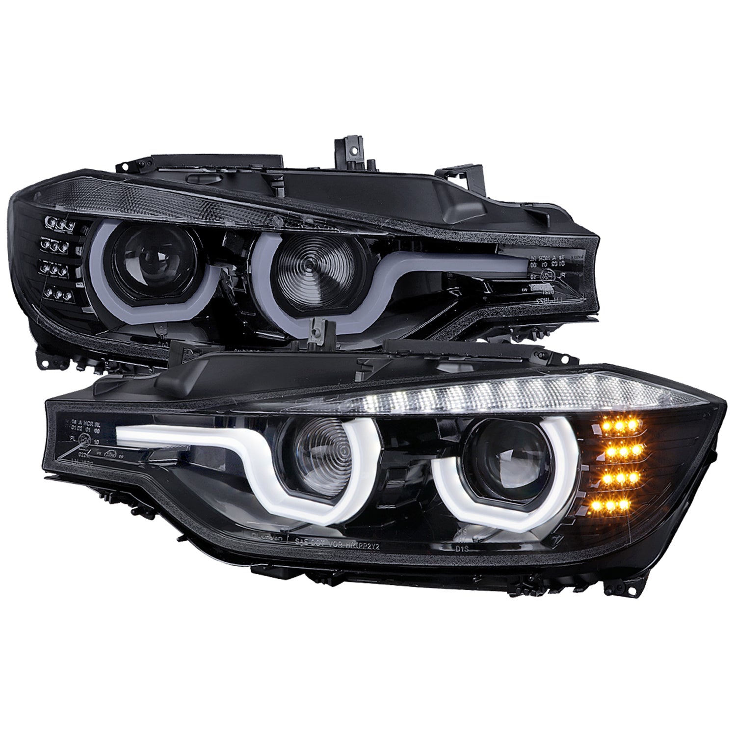 2012-2015 BMW F30 3 Series Sedan Dual LED Headlights LED Signal Smoke