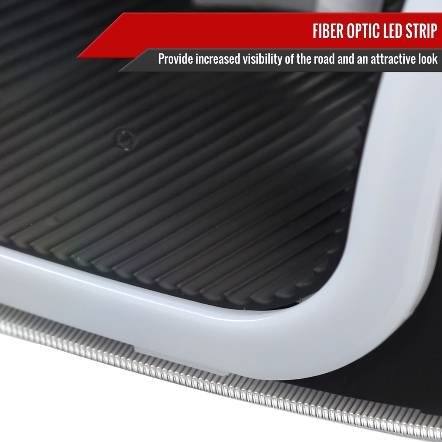 2001-2006 GMC Yukon Denali / XL LED Bar Factor Headlights Matte Black/Clear