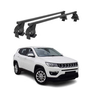 2017-2025 Jeep Compass Roof Rack Cross Bars Black